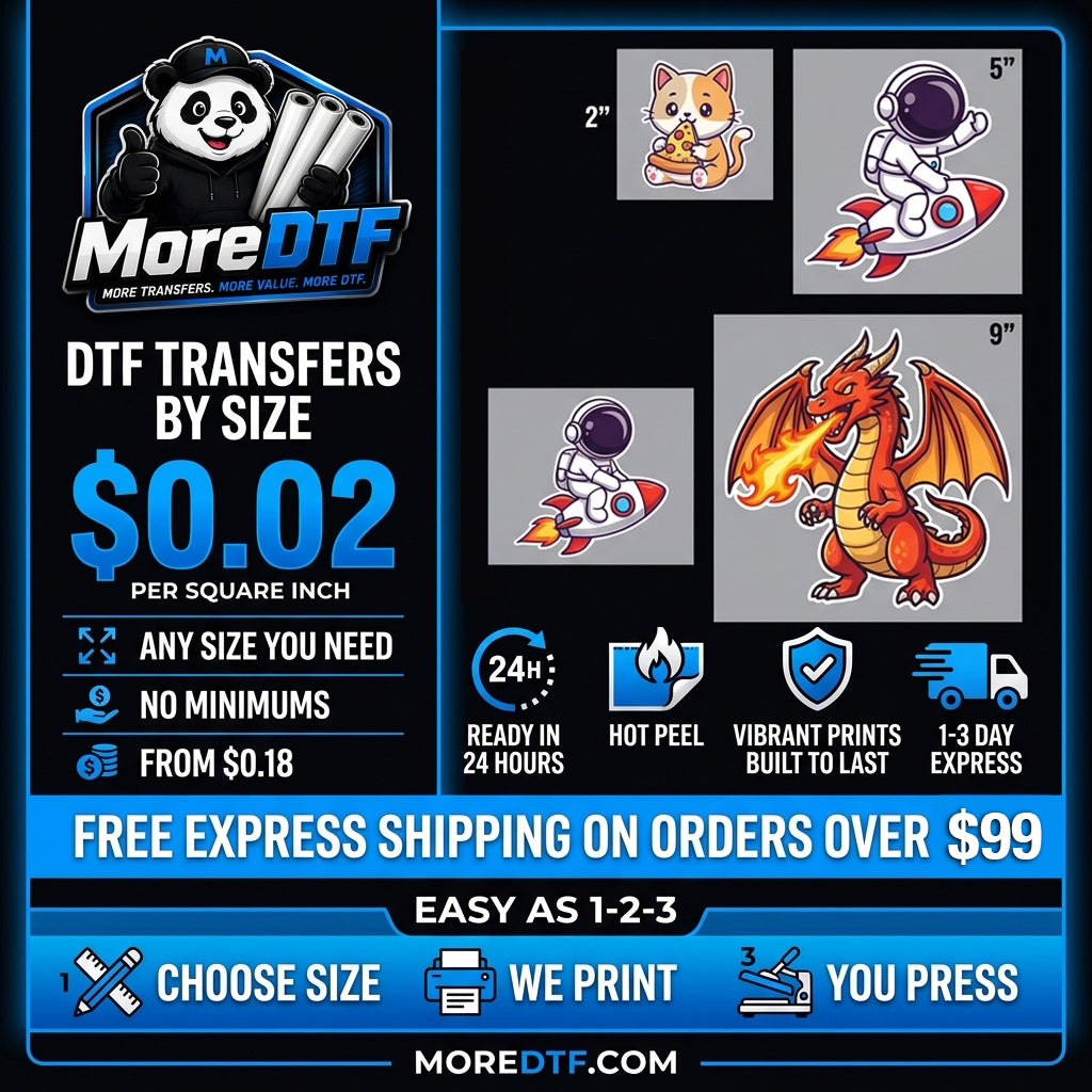 DTF Transfers by Size