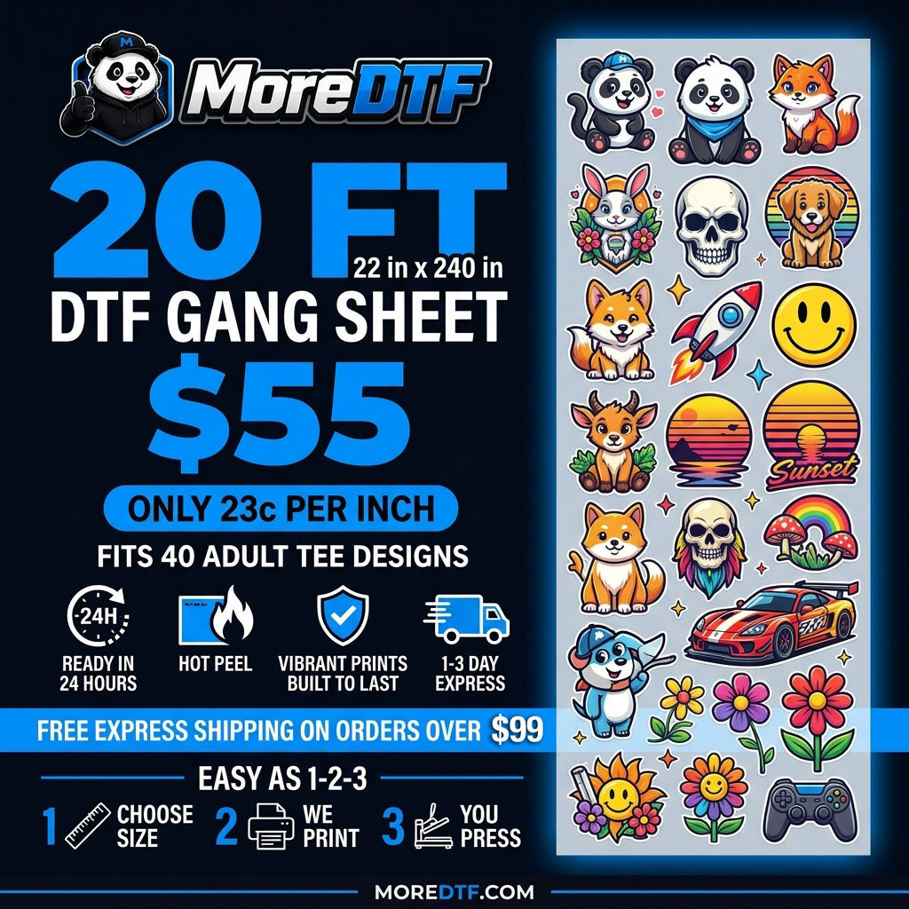 DTF Transfers — Gang Sheet Builder