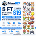 DTF Transfers — Upload Your Gang Sheet